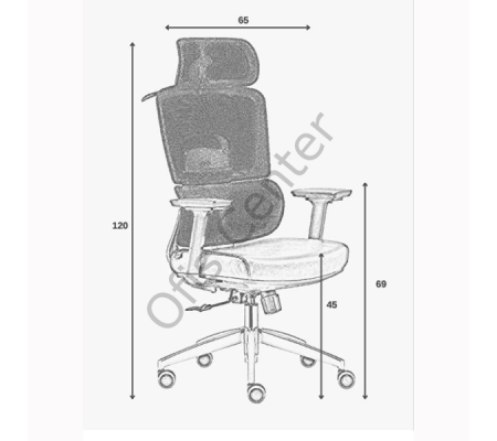 Trio Fileli Yönetici Çalışma Koltuk